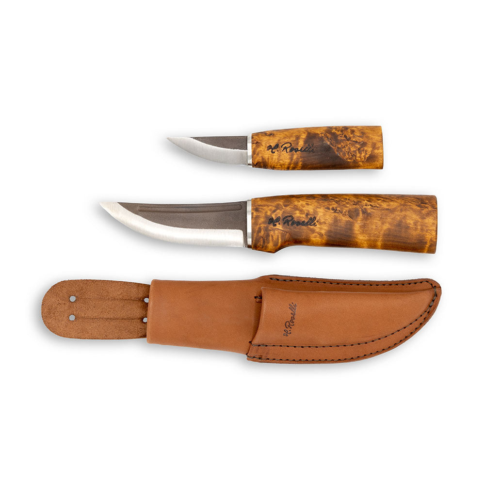 Hunting and Grandmother knife dark, combo sheath