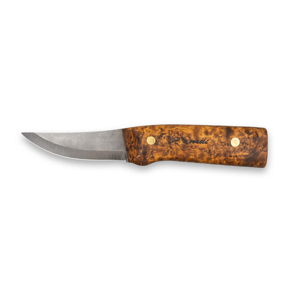 Hunting knife full tang, dark handle – including firesteel - Roselli