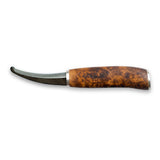 Opening knife round tip, silver ferrule