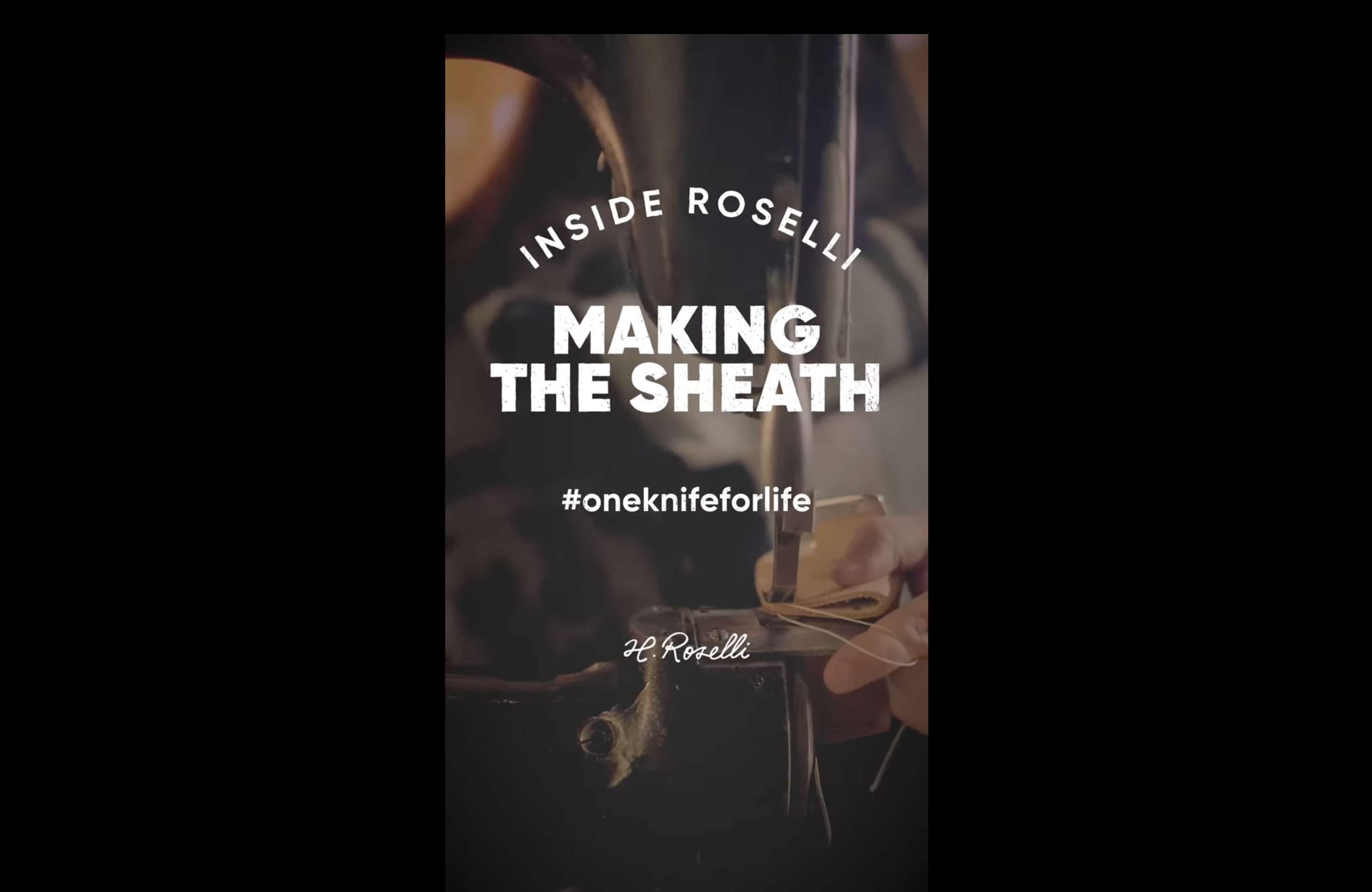 Load video: Making the Roselli sheaths